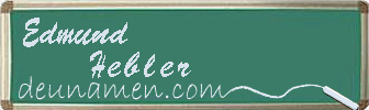 Edmund Hebler Visitenkarte